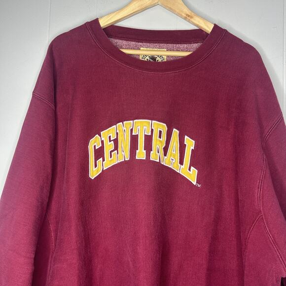 Vintage Rare Steve & Barry’s Red Central Pullover Sz: XXL - Picture 3 of 11